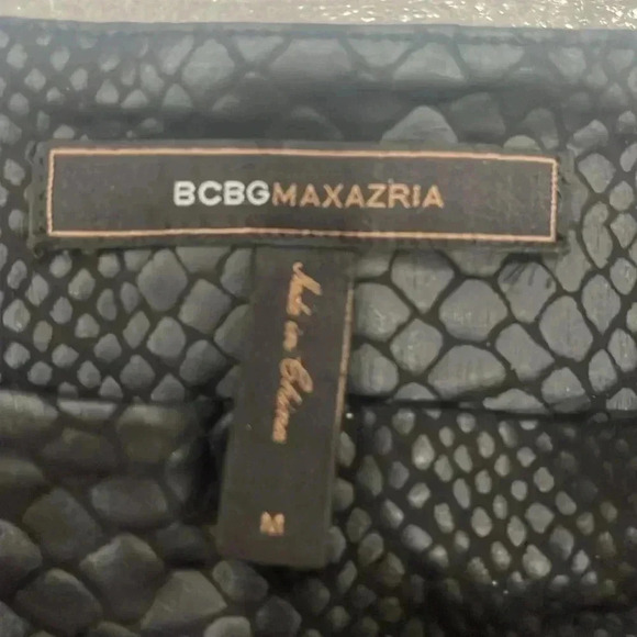 [M] BCBGMAXAZARIA  Bryson Snake Print Leggings-NWOT - Picture 8 of 9